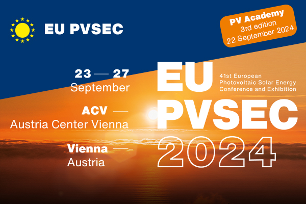 41st European Photovoltaic Solar Energy  Conference and Exhibition (EU PVSEC 2024)